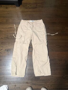Hollister Light Beige Cargo Pants